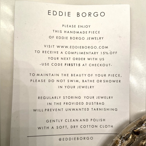 Eddie Borgo Gold Tone Supra Link Drop Earrings New - Picture 7 of 7